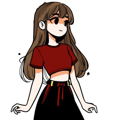 girl in a cute crop top