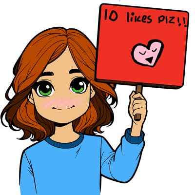 realistic girl holding up a sign