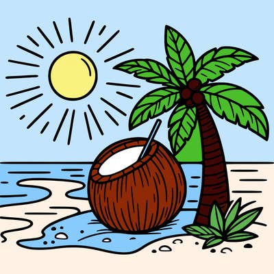 summer  coconut
