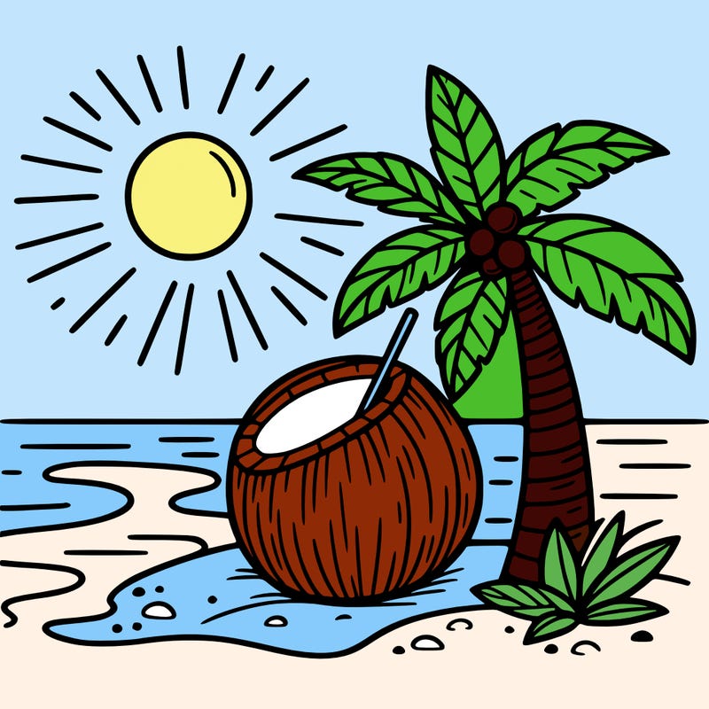 summer  coconut