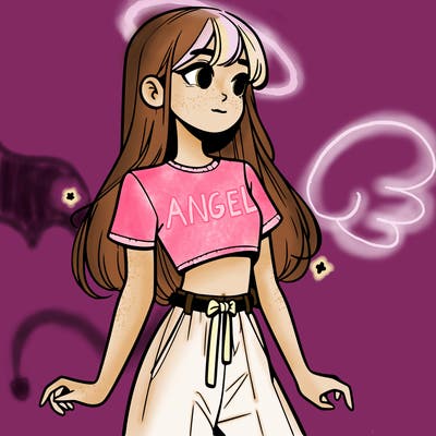 girl in a cute crop top