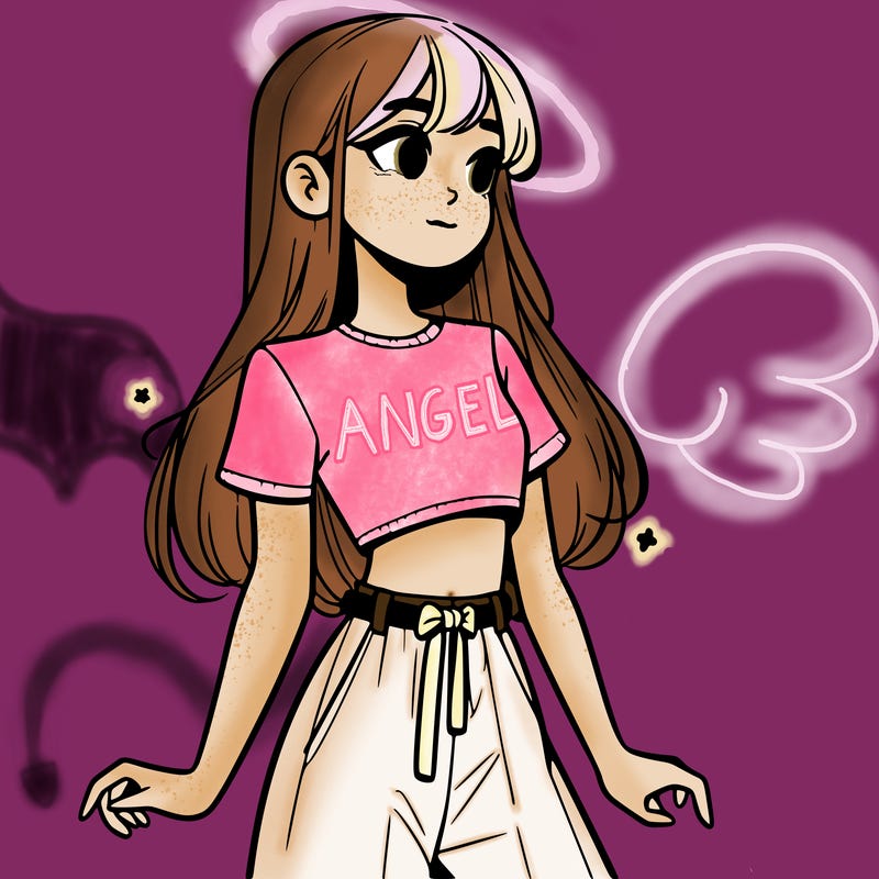 girl in a cute crop top