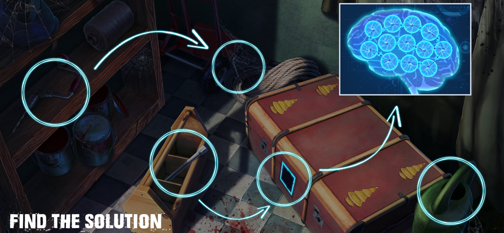 Amnesia－Escape Room Detective - Solve intricate brain teasers and find hidden objects in the Amnesia Escape Room Detective game