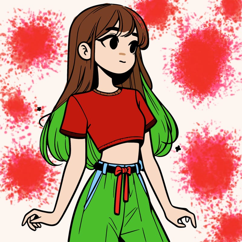 girl in a cute crop top