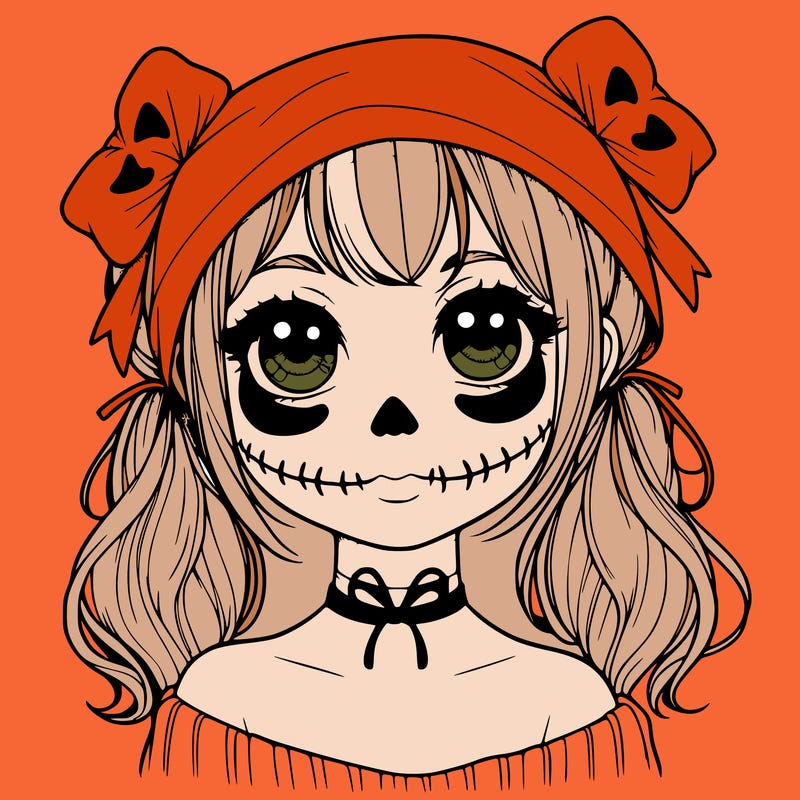realistic girl halloween