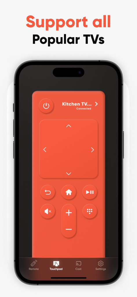 Mi TV Remote・Shield Controller - iPhone上のMi TVリモコンおよびShieldコントローラーアプリケーションインターフェース、デジタルリモコンを表示