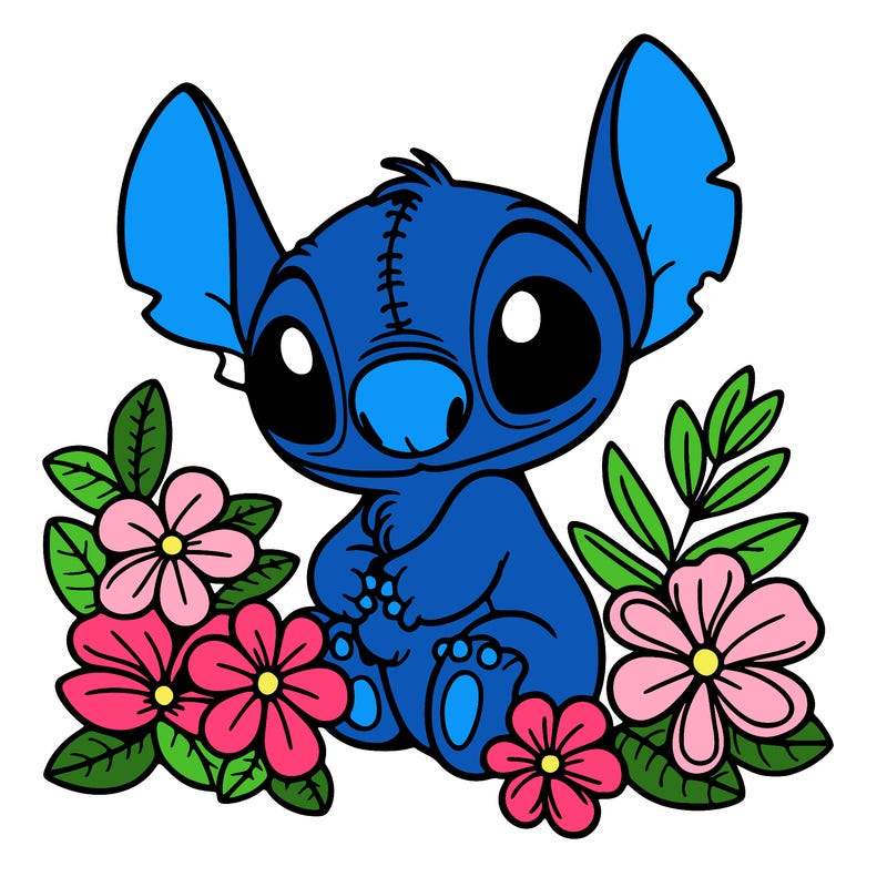 stich and flowers