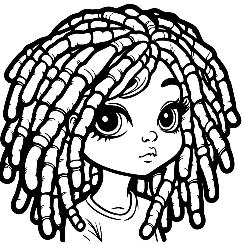 dread hair girl