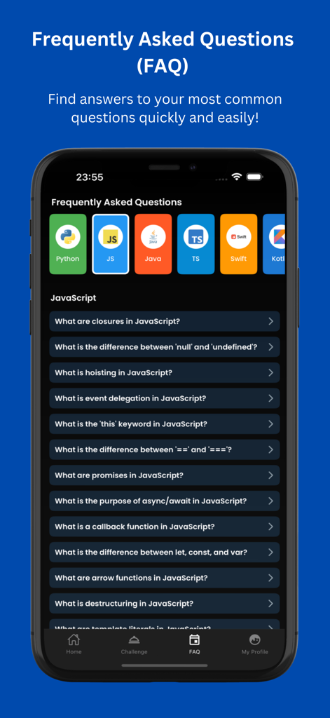 AI Coding Editor & Compiler - Seção de Perguntas Frequentes do aplicativo AI Coding Editor focando em conceitos de codificação JavaScript.
