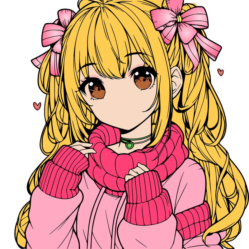 cute anime realistic girl