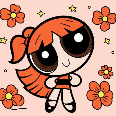 a powerpuff girl