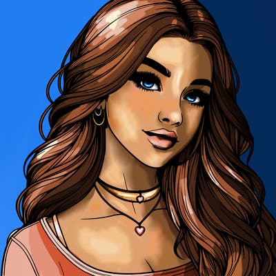 detailed realistic girl