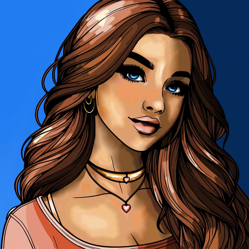 detailed realistic girl