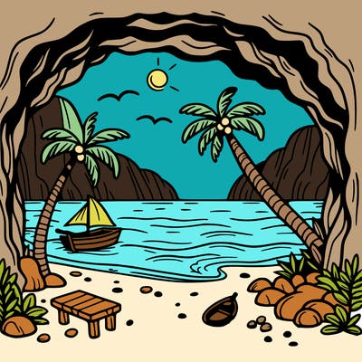 beach cave