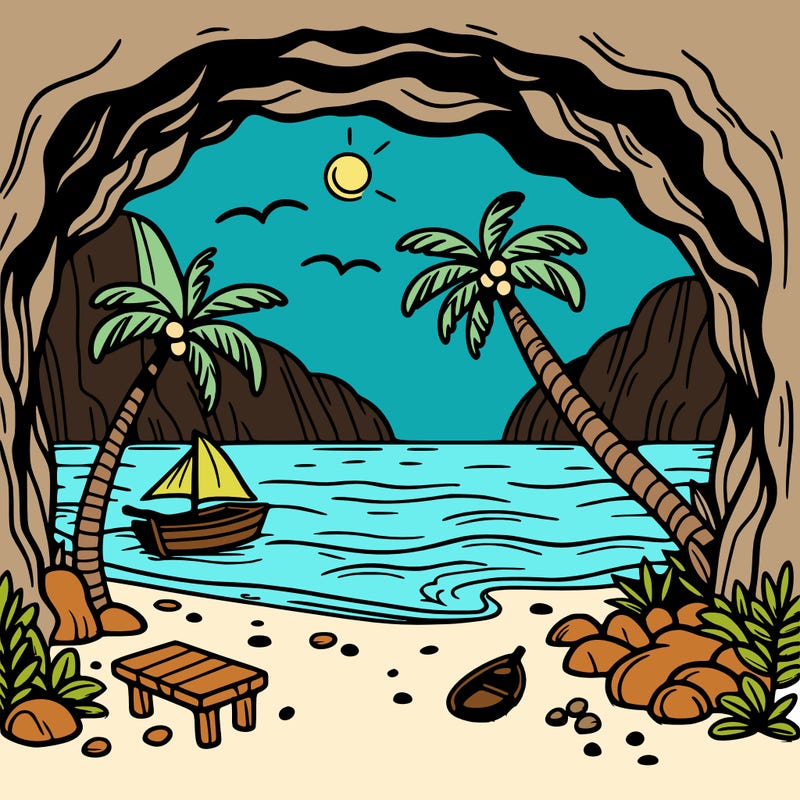 beach cave