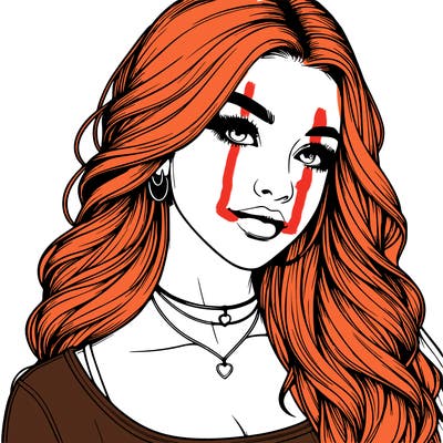 detailed realistic girl