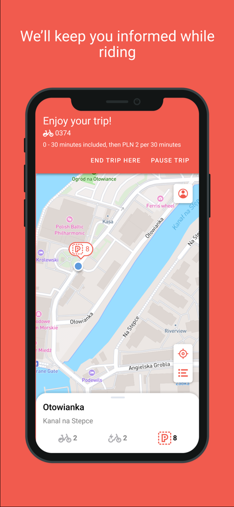 Mevo - metropolitan bicycle - Travel App | MWM