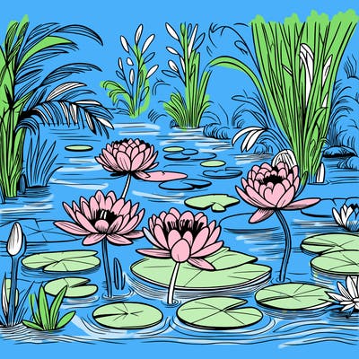 monet's water lilies