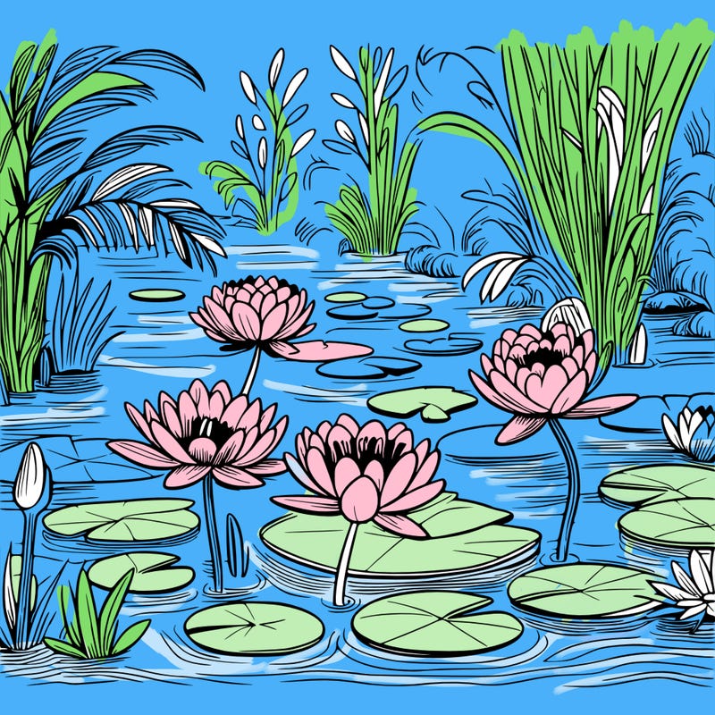 monet's water lilies