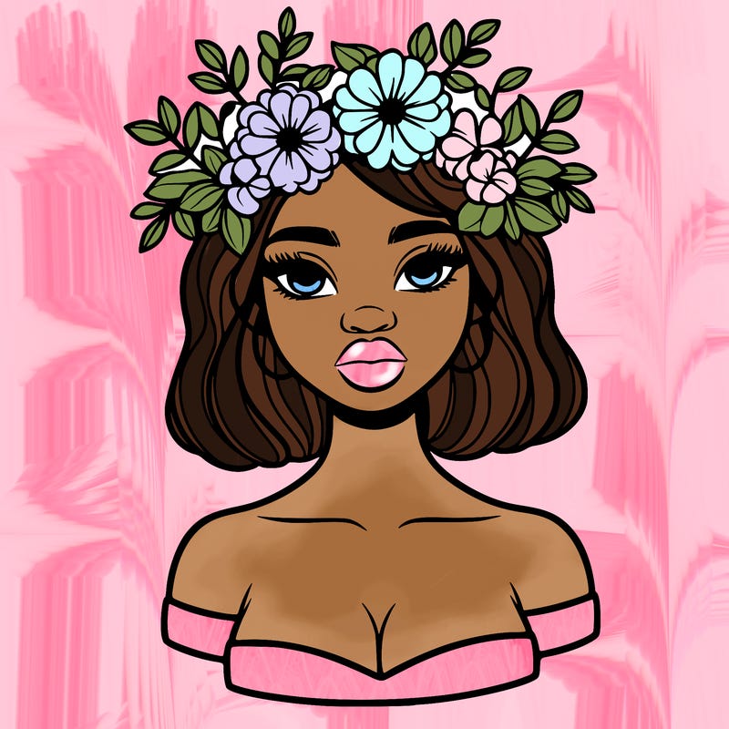 beautiful black people woman pretty girl