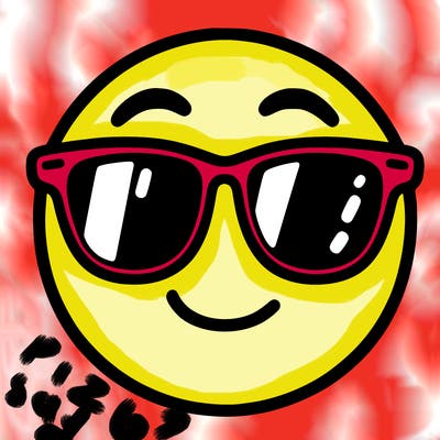 emoji with sunglasses