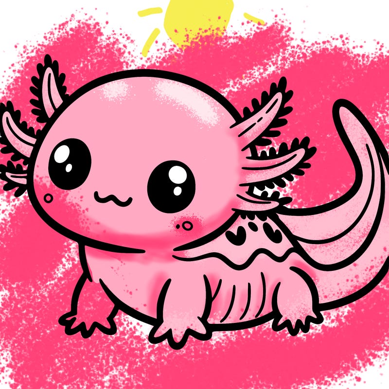 cute axolotl
