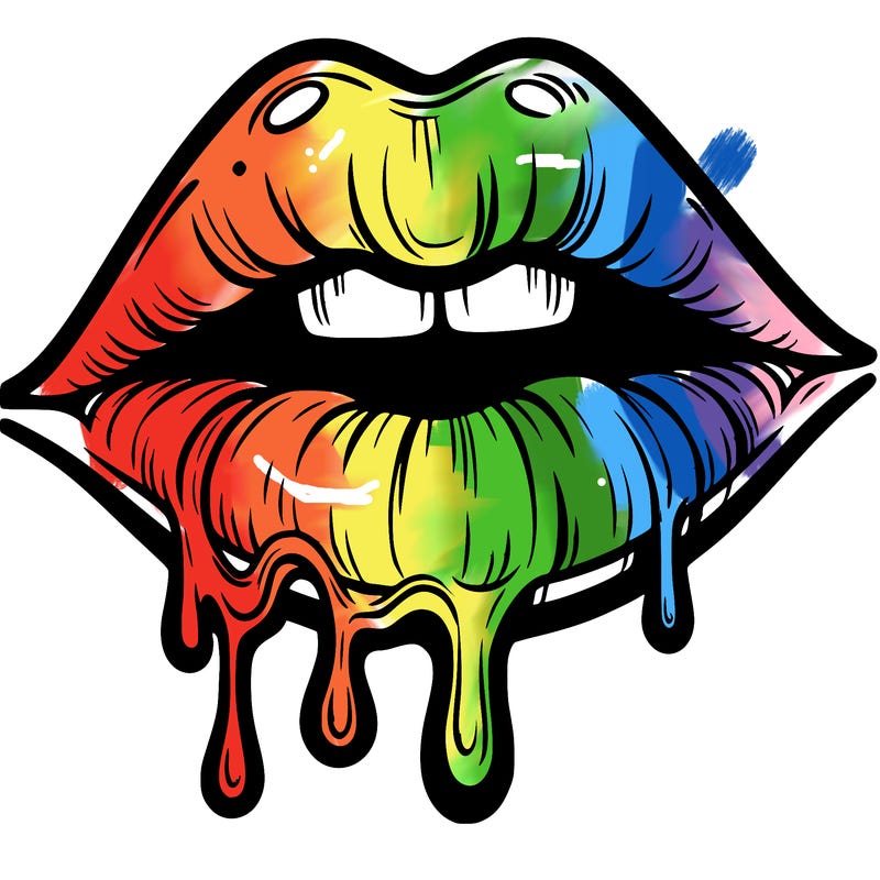 lips that look realistic and drip