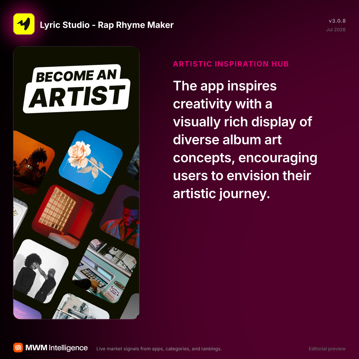 Lyric Studio - Rap Rhyme Maker - Music App | MWM