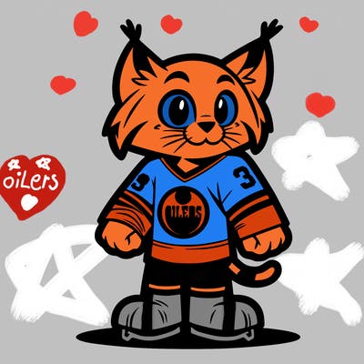 hunter the oilers mascot