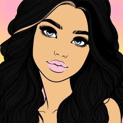 beautiful realistic girl