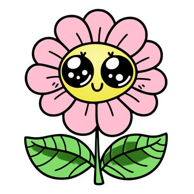 flower with eyes