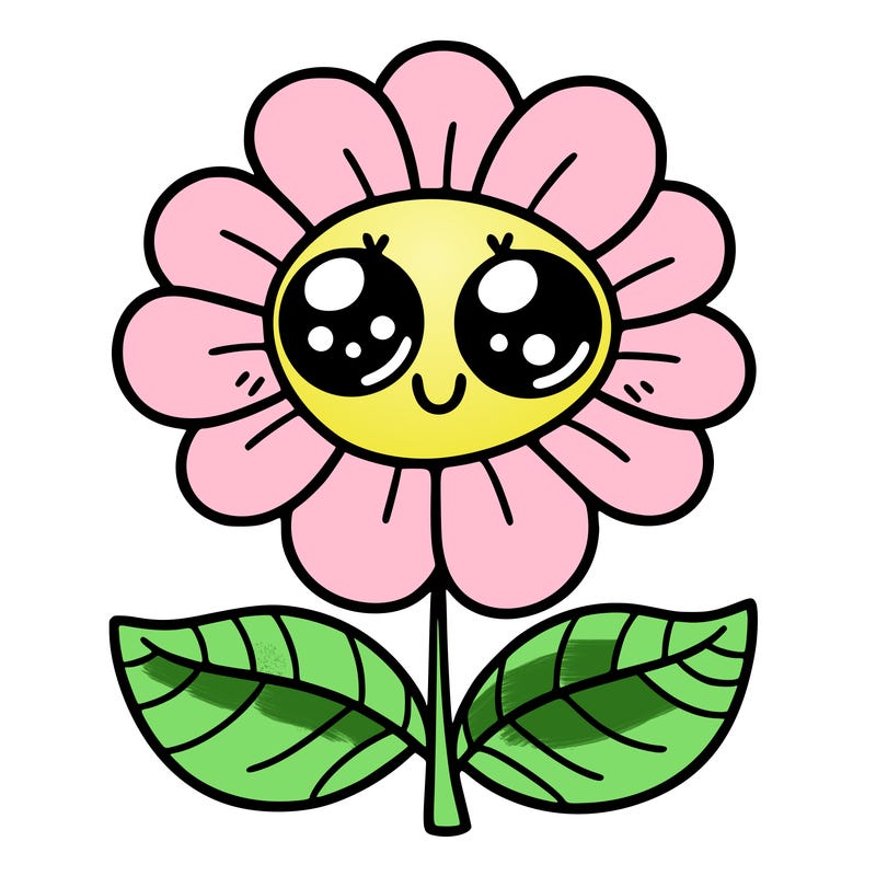 flower with eyes