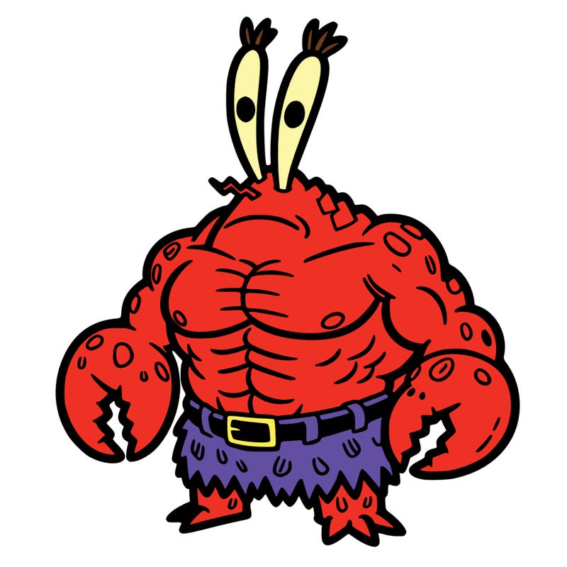 mr.krabs as grug