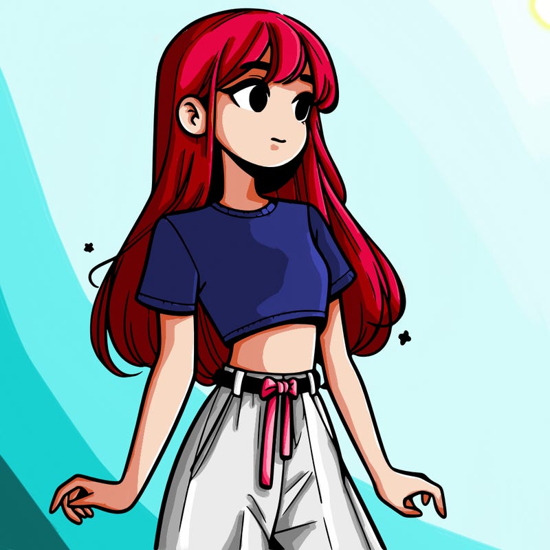 girl in a cute crop top