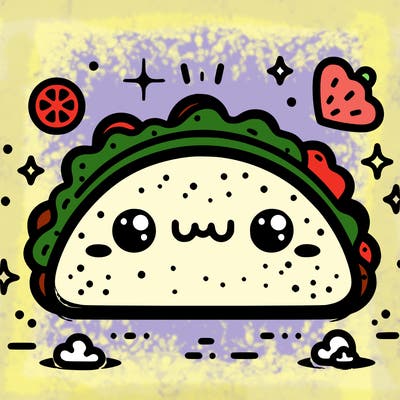 taco kawaii