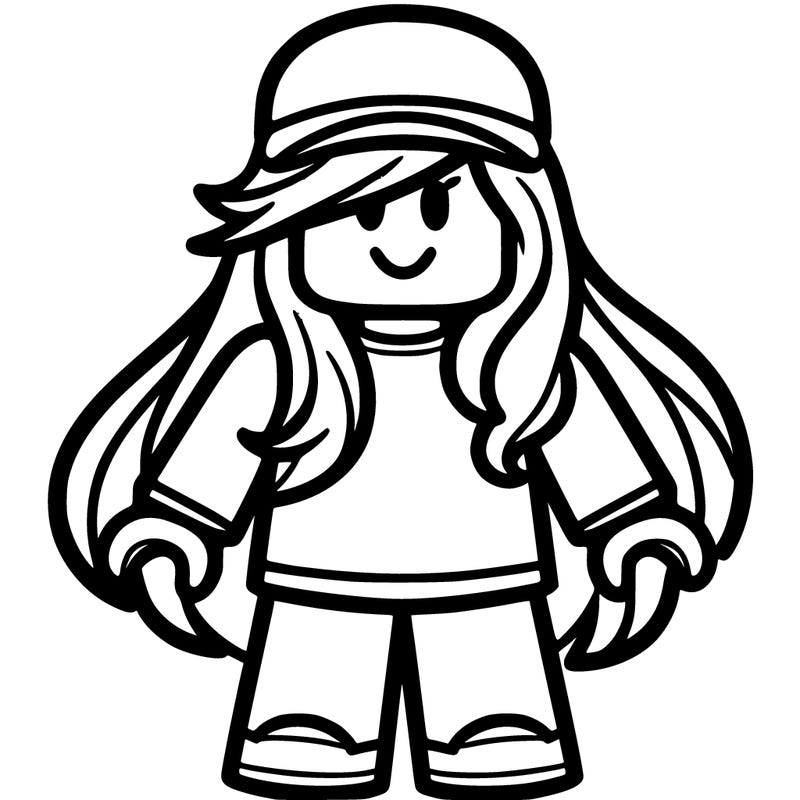 a cute roblox avatar