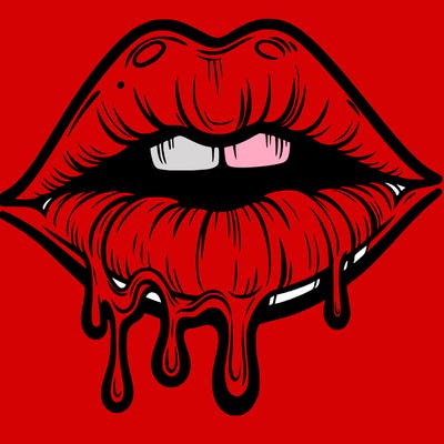 lips that look realistic and drip