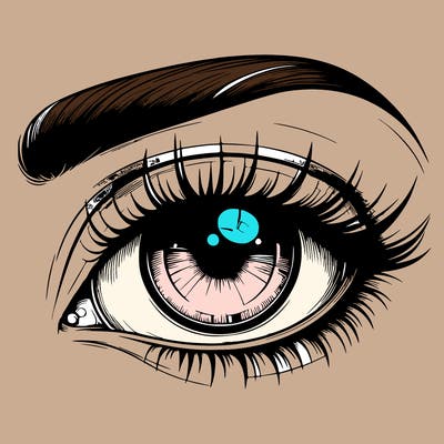 realistic eye