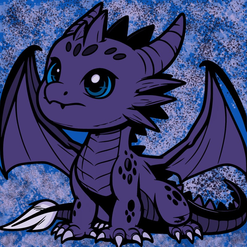 fierce baby night dragon