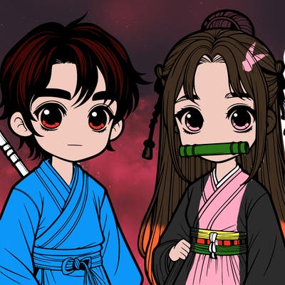 tanjiro and nezuko