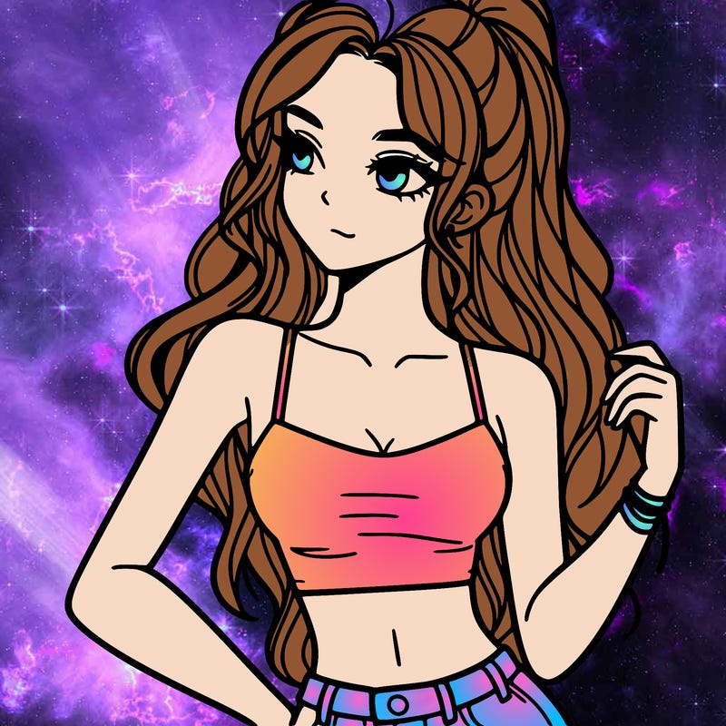 girl in crop top