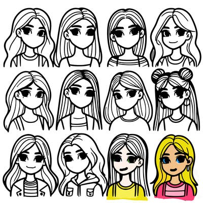 10 teen age girls