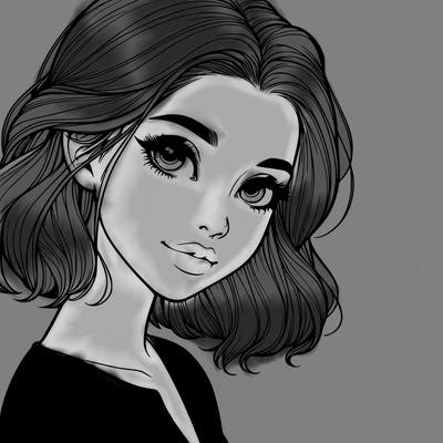 beautiful realistic girl