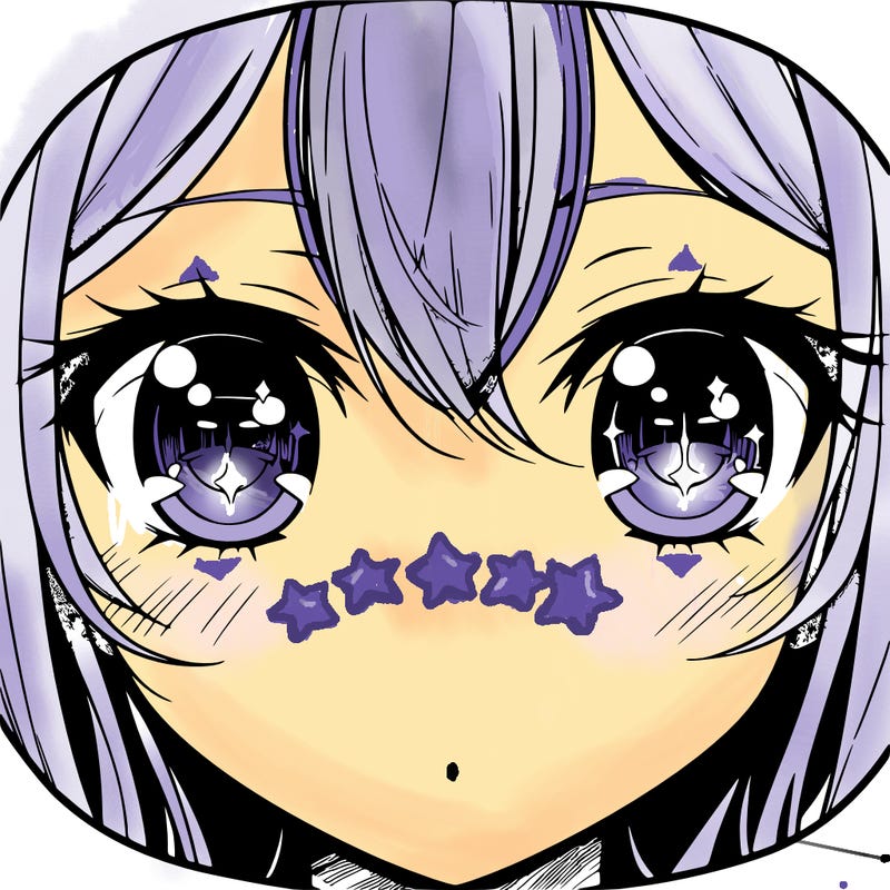 a pair of anime eyes