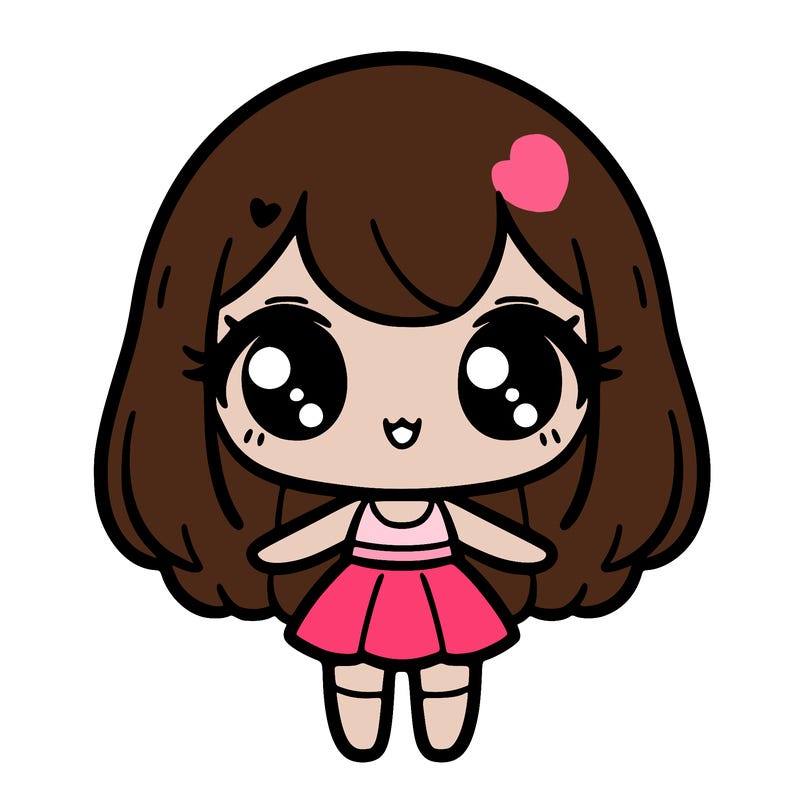 cute kawaii girl