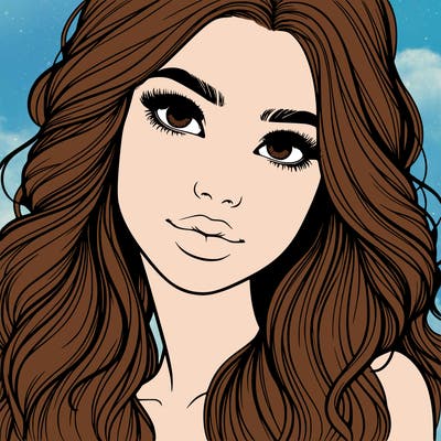 beautiful realistic girl