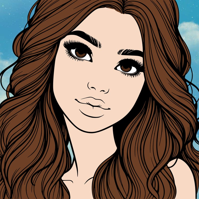 beautiful realistic girl