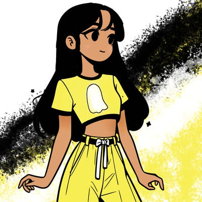 girl in a cute crop top