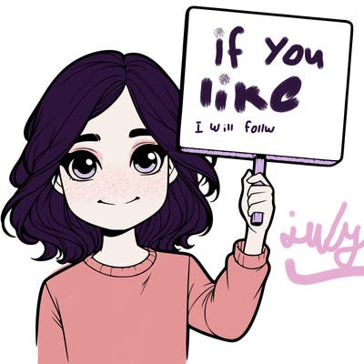 realistic girl holding up a sign