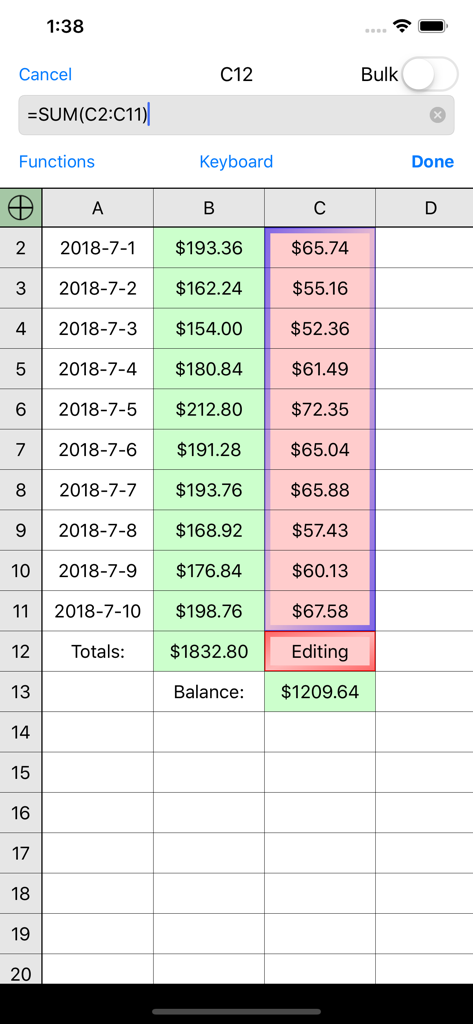 Utility Spreadsheet - Productivity App | MWM